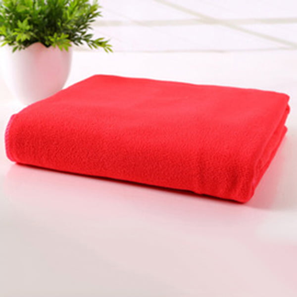 1PC Nano Microfiber Drying Absorbent Bath Towels Washcloths Lightpink 13 Colors 