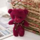 thumbnail image 3 of 30pcs New 21Color Mini Bear Plush Doll Keychain 12cm Cute Colorful Bear Animal Stuffed Toys For Girl Bag Pendant Children Gifts, 3 of 5