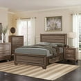 thumbnail image 5 of Queen Size Asian Hardwood Storage Bed Frame with Washed Taupe Finish (No Box Spring Needed for Master Bedroom), 5 of 5