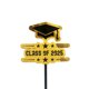 thumbnail image 2 of 5 Piece Set of Black and Gold Glitter 2025 Graduation Hat Paper Cupcake Decorations for The Class of 2025 Graduation Hat Acrylic Cake Card Selection for The Class of 2025 Graduatio, 2 of 8