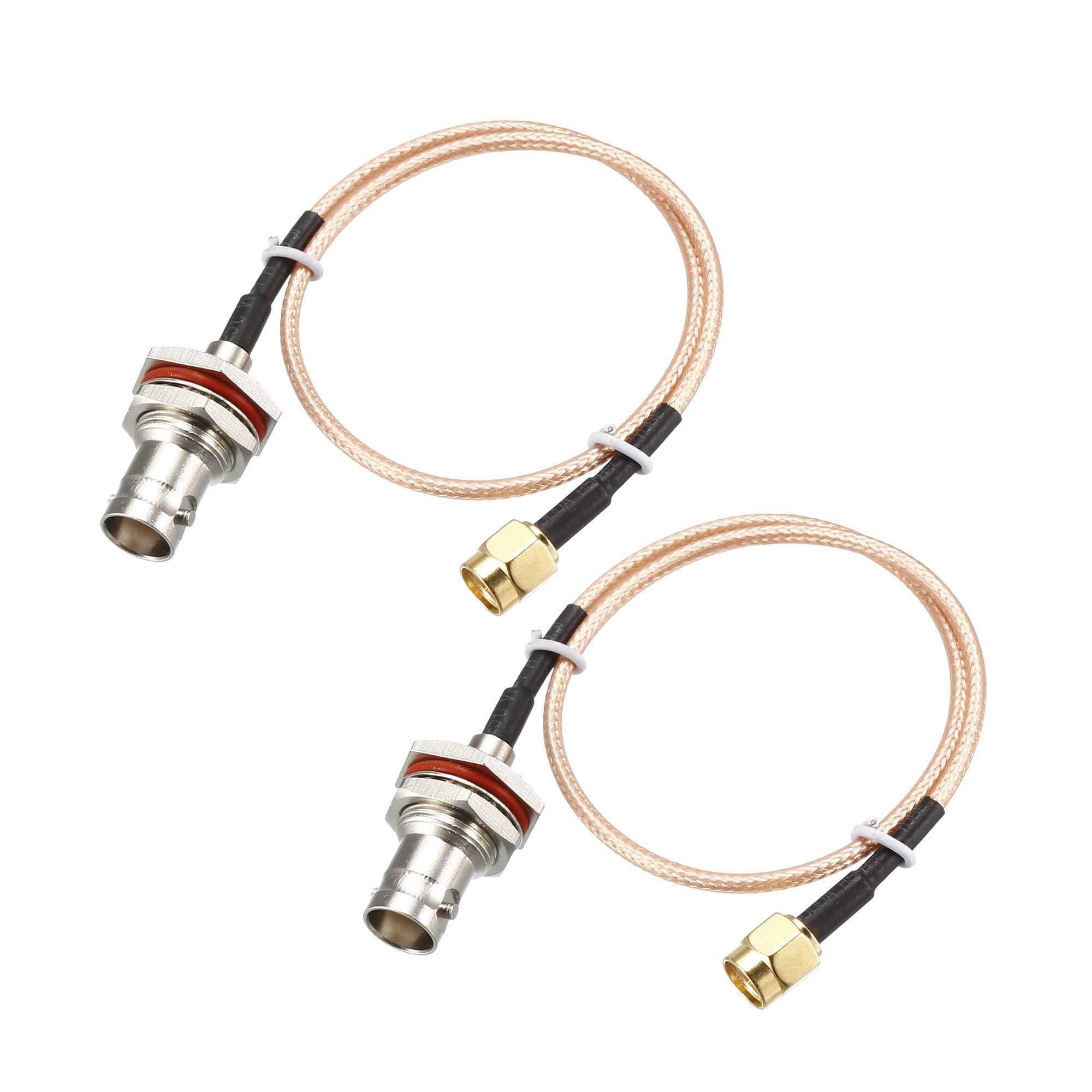 Uxcell SMA Male to BNC Female Bulkhead RF Coaxial Cable RG316 Coax
