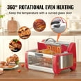 thumbnail image 3 of VEVOR Stainless Steel Shawarma Grill Machine Electric Gyro Rotisserie Doner, 3 of 9