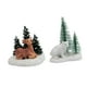 thumbnail image 3 of 2 piezas de adornos navideños de ciervo, decorativo para bandejas escalonadas, oficina, cocina y hogar., 3 of 9