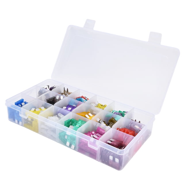 Kit de fusibles de repuesto, 485 piezas, surtido de fusibles de cuchilla, juego de caja de fusibles, construcción robusta
