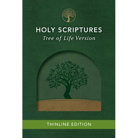 Tlv Thinline Bible, Holy Scriptures, Grove/Sand, Tree Design Duravella