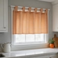 thumbnail image 5 of Durable Gingham Check Kitchen Window Valance, Rectangular Nylon Fabric Light Blocking Curtain for Kitchen Living Room Bedroom Dining Room, 39.37 X 17.72 Inches (Single Panel), 5 of 6