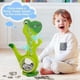 thumbnail image 2 of Wooden Dinosaur Coin Bank with Clear Stomach for Kids and Toddlers, 2 of 3