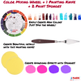 thumbnail image 5 of J MARK Painting Kit for Adults - 38 Piece Paint and Canvas Set 24 Acrylic Paints and Accessories, 5 of 9