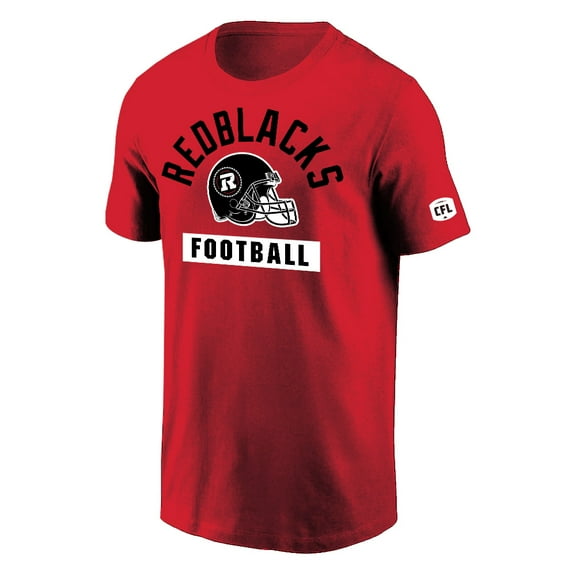 CFL Ottawa Redblacks Helmet Red Medium T-Shirt