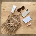 thumbnail image 5 of PONPRNGY Crochet Bag Purse for Women, Crossbody Summer Beach Woven Purse Boho Bag with Tassels Macrame Vacation, 5 of 7