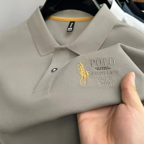 Summer T-shirt Short Sleeve, Men's Polo Shirt, Casual Solid Color Fashion T-shirt-week