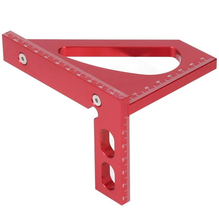 

Woodworking Measuring Ruler Red 3D Mitre Angle Ruler For Woodworking