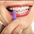 thumbnail image 2 of Alineador masticar dientes masticables herramientas frutas sabores suministros para el hogar suministros masticables retención de silicona dispositivo de masticación accesorios de belleza púrpura Methold CE011476-05B, 2 of 7