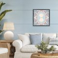 thumbnail image 3 of Stupell Industries French Country Shells Portrait on Gingham Black Floating Frame Canvas Art, 18 x 18, by Vero Illustrates, 3 of 8