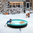 thumbnail image 4 of Gnmfd Heated Bird Bath Heater Thermostatically Controlled Outdoor Pond Heater for Winter Livestock Pets Prevent Freezing Water Trough Small Medium Birdbaths, 4 of 7