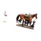 thumbnail image 5 of Estatua De Resina De Flamenco Y Caballo, Escultura De Arte Moderno, Figura Decorativa Para El Hogar, Jardín, Oficina, Sala De Estar. Colección Para Amantes De Los Animales., 5 of 8