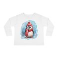 thumbnail image 2 of Penguin in a Scarf - Toddler Long Sleeve Tee, 2 of 4