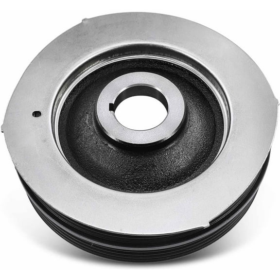 A-Premium Engine Harmonic Balancer Crankshaft Pulley Compatible with Mazda 626, MX-6, 1996 1997, DOHC L4 2.0L, with Manual Transmission, Replace# FSB911400, FSN711400