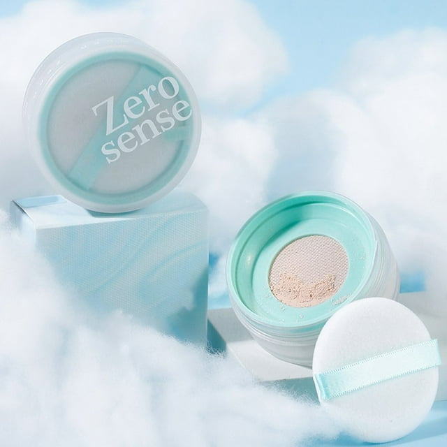 8g Makeup Setting Powder Natural Finish Refreshing Instant Skin Resurfacing Non-stick Lightweight Daily Makeup Tool Waterproof Face Concealing Finish Loose Powder for Women