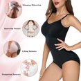 thumbnail image 4 of QRIC Women Waist Trainer Shapewear Tummy Control Fajas Colombianas Body Shaper Sexy V-Neck Slim Bodysuit Tops (S-XL), 4 of 8