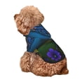 thumbnail image 2 of Yiaed Cute Blue Frog Print Dog Hoodie Security Pet Dog Costume Pets Dog Hoodie Sweatshirt with Pocket for Small Dogs-Medium, 2 of 5