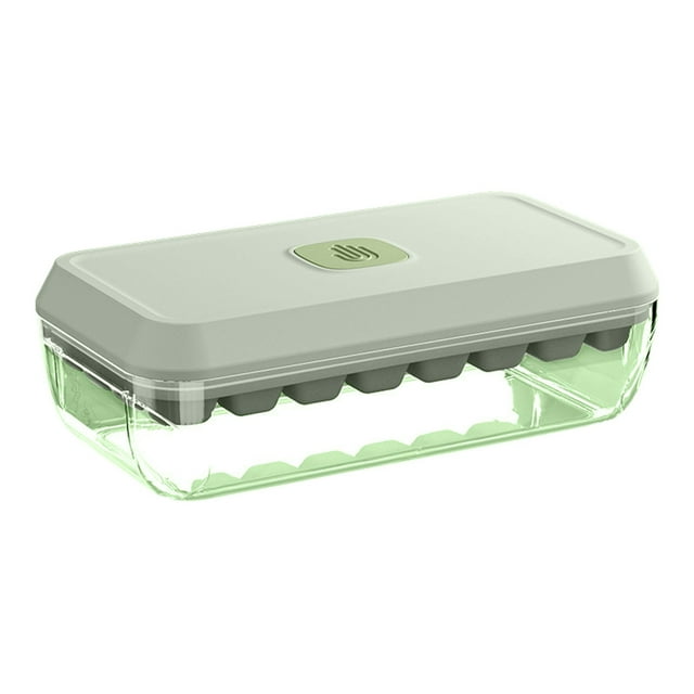 Tray With Lid Large Capacity Silicone Ice Maker For Ice And Cubes Soup Freezer Ice Trays for Freezer Large Silicone Trays for Freezer