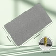 thumbnail image 2 of Non-Slip Bathtub Mat, 24x 16 inch, Shower Mats for Bath Tub, PVC Loofah Bathroom Mats for Wet Areas, Quick Drying, Gray color, 2 of 6