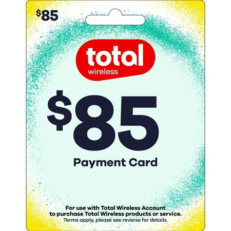 Total Wireless $85 Payment Card Direct Top Up