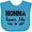 Turquoise, variant on Inktastic Nonna Baby Clothes Grandchild Girls Baby Bib