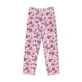 thumbnail image 6 of Uemuo Flower Butterfly Pattern Men's Wide Leg Palazzo Lounge Pants with Pockets Light Weight Loose Comfy Casual Pajama Pants-X-Large, 6 of 9