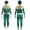 Green, variant on Cosplay Costume Colorful Ranger Jumpsuit with Detailed Patching and Full Body Suit for Halloween Party Role Play Performance Dress Up Show