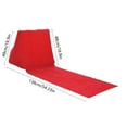 thumbnail image 3 of Leodye 1PCS Foldable Beach Cushion Inflatable Lounger Flocking Fabric for Beach Camping and Backyard Use -54.33x18.9x18.9in, 3 of 6