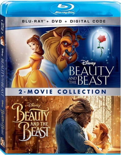 Beauty And The Beast 1991 Beauty And The Beast 17 Blu Ray Dvd Digital Copy Walmart Com