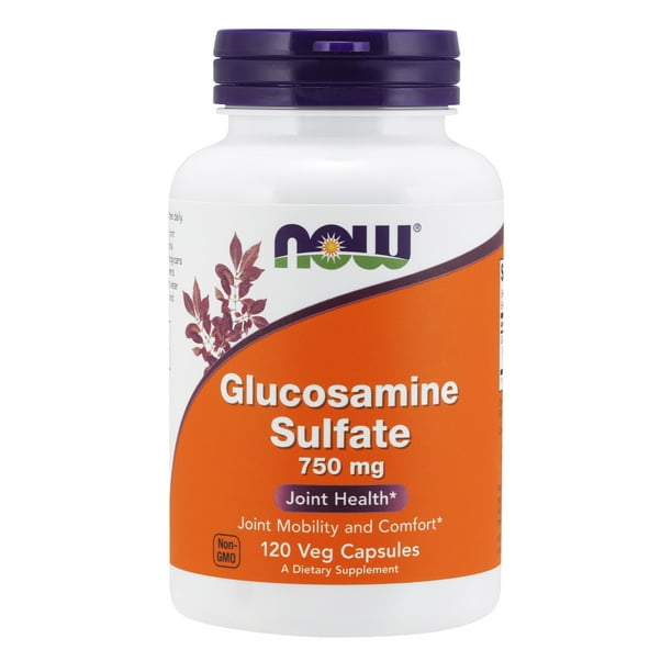 NOW Supplements, Glucosamine Sulfate 750 mg, with UL Dietary Supplement