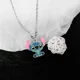 thumbnail image 3 of Collar Kawaii de Stitch de Disney, accesorios de collar de Lilo y Stitch de Anime, colgante de dibujos animados de Stich, juguete de decoración para niña, regalos de cumpleaños, 3 of 5