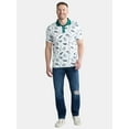 thumbnail image 2 of Happy Gilmore Men's and Big Men's Allover Print Graphic Polo Shirt, Sizes S-3XL, 2 of 5