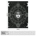 thumbnail image 4 of Levens Sun and Moon Blanket Gifts for Women Girls Mom, Space Psychedelic Decoration for Home Bedroom Living Room Office Dorm, Soft Comfort Lightweight Throw Blankets Black Twin 60"x80", 4 of 6