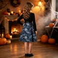 thumbnail image 4 of Piuwrlz Girls Cos Perform Dress for Girl Halloween Party Dresses Blue Size 7 Years, 4 of 9