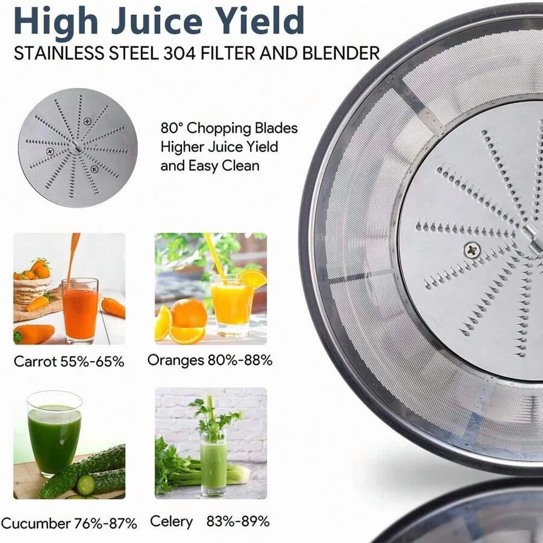 800W Electric Juicer Fruit Vegetable Blender Juice Extractor Citrus Machine New