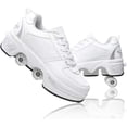 thumbnail image 1 of Chaussures de Patins à Roulettes Déformation Chaussures de Marche Automatiques avec Roue à Déformation à Double Rangée Chaussures de Patinage pour Adultes et Enfants, 1 of 5