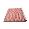 thumbnail image 3 of Allstar Modern Accent Rug with Meshed Line design Scarlet Red 5' x 8' 5' x 8', 3 of 5