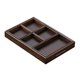 thumbnail image 1 of 1 juego de bandeja de madera dividida para servir, para cocina, mesa de centro, aperitivos y frutas., 1 of 6