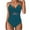 Blue-01, variant on DISKEBUISS Women's One Pieces Swimsuits Halter Bathing Suits Push Up Swim Suits Slimming Swimwear S-XL