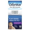 Clearblue Advanced Digital Ovulation Test, Predictor Kit, featuring Advanced Ovulation Tests with digital results, 10 ovulation tests