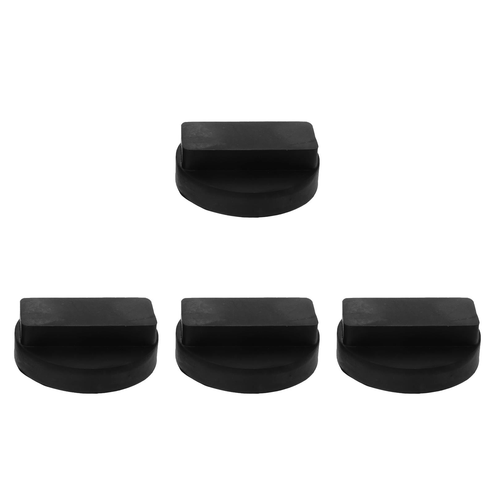 OUNONA 4pcs Rubber Jack Pad Effortless Installation For Support And Vibration Dampening Jack Rubber Pad For Floor Jacks And Pinch Weld Jack Stands