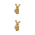 thumbnail image 1 of Conjunto de conejito de peluche Toystoory Marrón claro 4.5 cm, 1 of 6