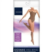 Sigvaris Well Being 120 Women's 15-20 Closed Toe Knee High Compression Stockings Suntan C