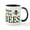 White/Black Inside, variant on CafePress - Keeping Bees Mug - 11 oz Ceramic Mug - Novelty Coffee Tea Cup