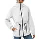 thumbnail image 2 of Chaquetas y abrigos casuales de manga larga con capucha para mujer, moda de invierno, informal, de color liso, de manga larga con capucha, ropa deportiva para exteriores, chaqueta cortavientos, abrigo, 2 of 8