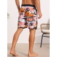 thumbnail image 3 of DARING DIVA Men's Swimming Elastic Liner Drawstring Beach Shorts with Pocket 36 Pink, 3 of 7